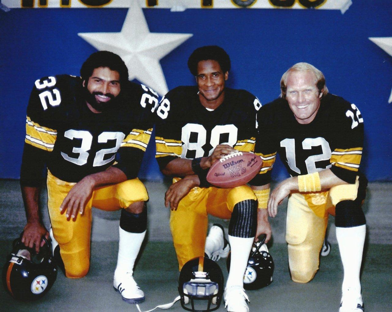 Pittsburgh Steelers Legends Franco Harris Lynn Swann & Terry Bradshaw