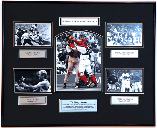 Boston Celtics Photo Double Matted