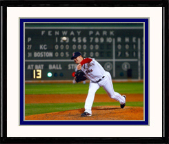 Boston Red Sox Photo Double Matted & Framed
