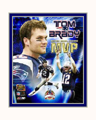 New England Patriots Photo Double Matted