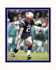 New England Patriots Photo Double Matted