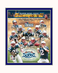 New England Patriots Photo Double Matted