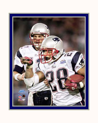 New England Patriots Photo Double Matted
