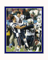 New England Patriots Photo Double Matted