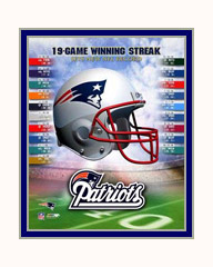 New England Patriots Photo Double Matted