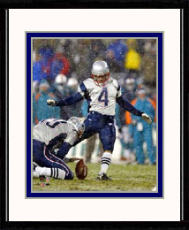 New England Patriots Photo Double Matted & Framed