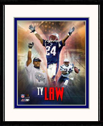 New England Patriots Photo Double Matted & Framed