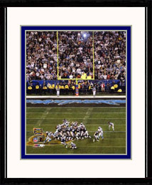 New England Patriots Photo Double Matted & Framed