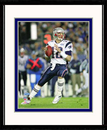 New England Patriots Photo Double Matted & Framed