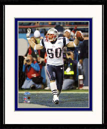 New England Patriots Photo Double Matted & Framed