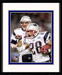 New England Patriots Photo Double Matted & Framed
