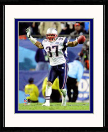 New England Patriots Photo Double Matted & Framed