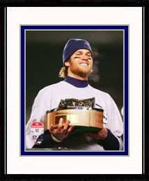 New England Patriots Photo Double Matted & Framed
