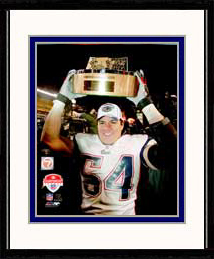 New England Patriots Photo Double Matted & Framed