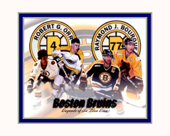 Boston Bruins Photo Double Matted